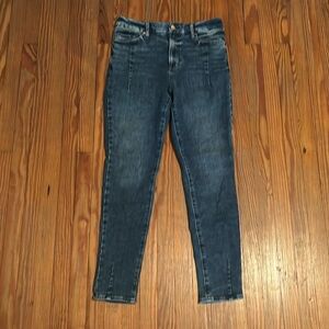 EUC EXPRESS High Waisted Medium Wash Seam FlexX Skinny Jeans M